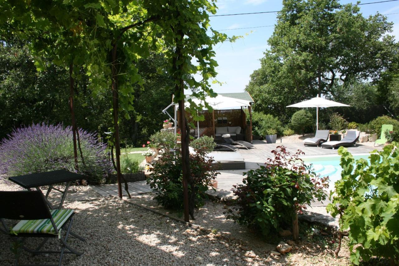 Bed and Breakfast Le Mas Des Pierres Blanches Venasque Exterior foto