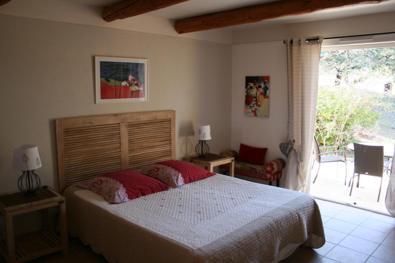 Bed and Breakfast Le Mas Des Pierres Blanches Venasque Exterior foto